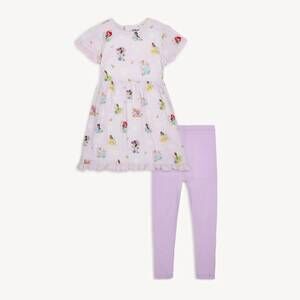 NEW MAGNETIC ME girl's princess magnetic easy peasy dress and legging set in mul